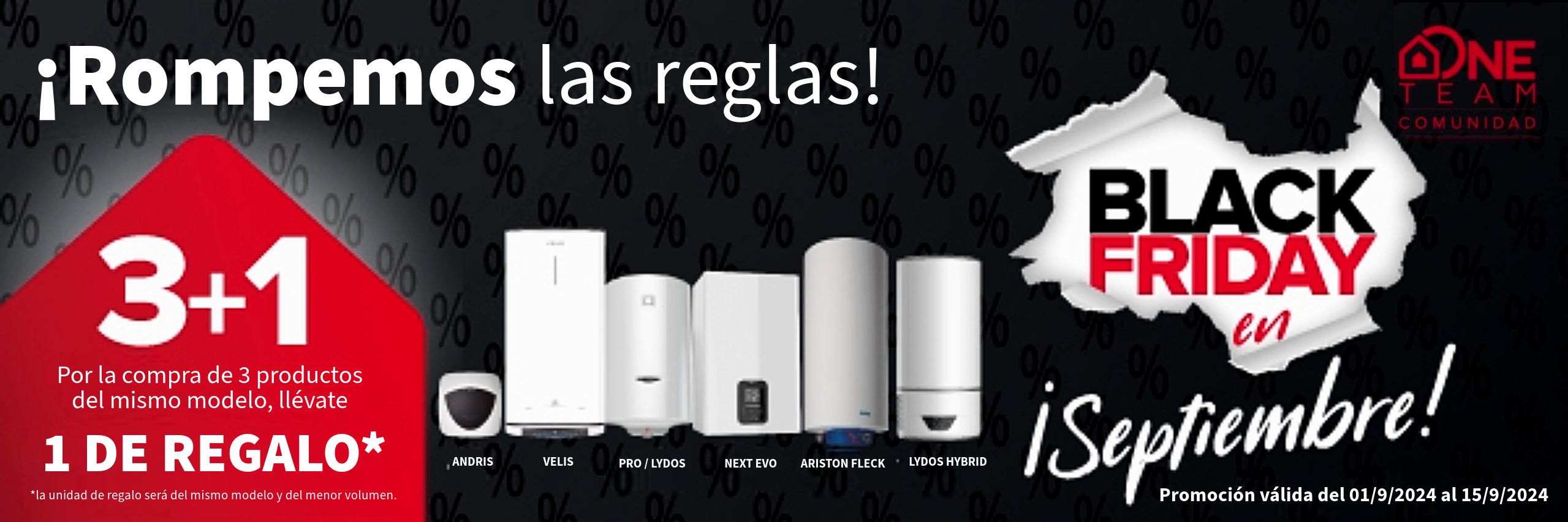 ¡BLACK FRIDAY en septiembre!