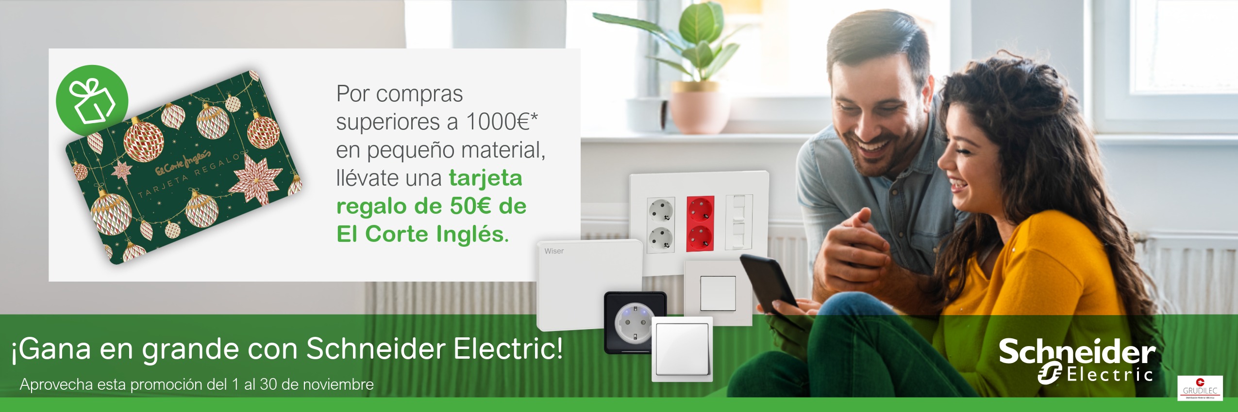 ¡Gana en grande con Schneider Electric!